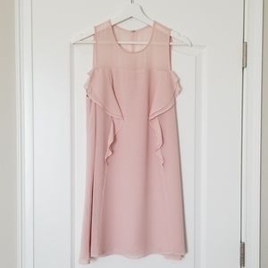 BCBGeneration Ruffle Chiffon Dress